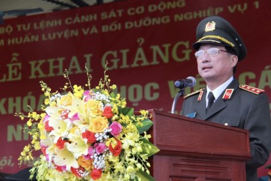 Khai giảng khóa huấn luyện đầu khóa cho học viên các học viện, trường Công an nhân dân năm học 2020 – 2021