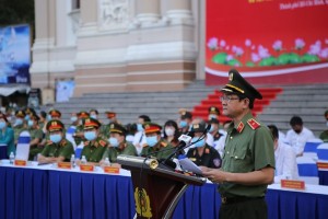 Ra quân đảm bảo ANTT trước và sau Tết Nguyên đán Tân Sửu
