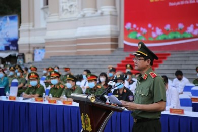 Ra quân đảm bảo ANTT trước và sau Tết Nguyên đán Tân Sửu