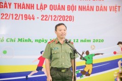 Hội thao Chào mừng Ngày hội Quốc phòng toàn dân và kỷ niệm 76 năm Ngày thành lập Quân đội nhân dân Việt Nam tại Trường Đại học An ninh nhân dân