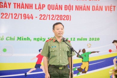 Hội thao Chào mừng Ngày hội Quốc phòng toàn dân và kỷ niệm 76 năm Ngày thành lập Quân đội nhân dân Việt Nam tại Trường Đại học An ninh nhân dân