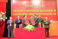 Bộ Công an - Bộ Khoa học và Công nghệ ký kết Chương trình phối hợp giai đoạn 2021 - 2025