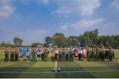Khai mạc giải bóng đá Mừng Đảng, Mừng Xuân Tân Sửu 2021 tại cơ sở đào tạo Long Thành, Đồng Nai