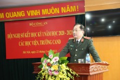 Sơ kết học kỳ I, năm học 2020-2021 trong các học viện, trường CAND