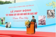 Bộ trưởng Tô Lâm phát động 'Tết trồng cây đời đời nhớ ơn Bác Hồ'