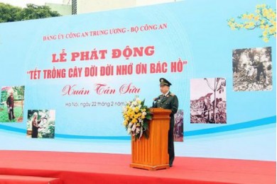 Bộ trưởng Tô Lâm phát động 'Tết trồng cây đời đời nhớ ơn Bác Hồ'