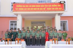 Trường Đại học An ninh nhân dân phát động Tết trồng cây Xuân Tân Sửu năm 2021