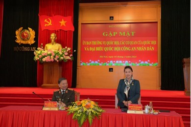 Bộ Công an gặp mặt Ủy ban Thường vụ Quốc hội và các cơ quan của Quốc hội