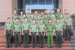 Thứ trưởng Nguyễn Văn Sơn kiểm tra công tác quản lý, sử dụng đất an ninh thuộc quyền quản lý của Trường Đại học An ninh nhân dân