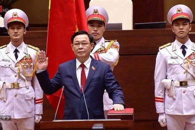 Đồng chí Vương Đình Huệ được bầu giữ chức vụ Chủ tịch Quốc hội