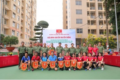 Khai mạc Giải Bóng chuyền truyền thống Trường Đại học An ninh nhân dân năm học 2020 – 2021 và giao lưu với đội tuyển bóng chuyền Trường Đại học Cảnh sát nhân dân