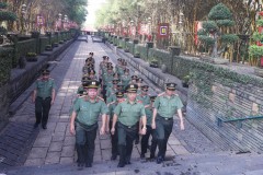 Trường Đại học An ninh nhân dân tổ chức dâng hương, dâng hoa tại Khu tưởng niệm các Vua Hùng