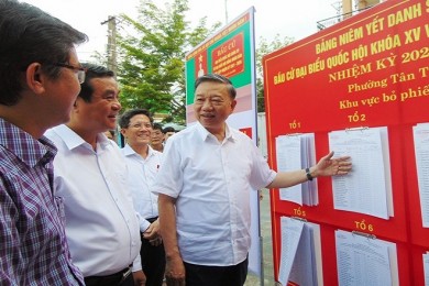 27 tướng lĩnh, sỹ quan Công an ứng cử đại biểu Quốc hội khóa XV