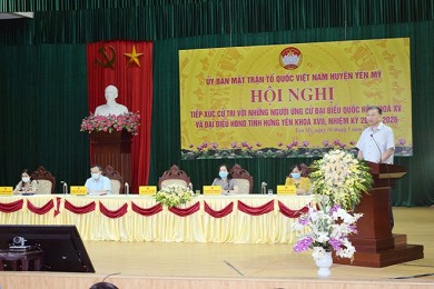 Bộ trưởng Tô Lâm tiếp xúc cử tri Hưng Yên thông qua hình thức trực tuyến