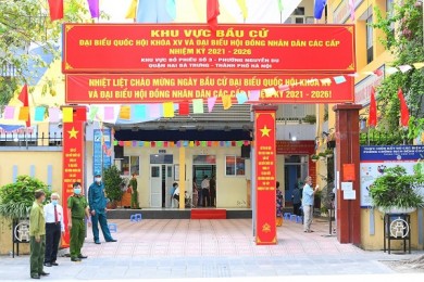 Lực lượng Công an nhân dân góp phần vào thành công chung của Ngày bầu cử