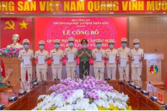 Trường Đại học An ninh nhân dân tổ chức Lễ Công bố các quyết định thăng cấp bậc hàm, nâng bậc lương năm 2021
