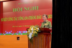 Bế mạc Hội nghị sơ kết công tác công an 6 tháng đầu năm 2021