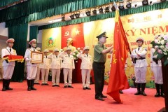 Lực lượng Trang bị và kho vận Công an nhân dân kỷ niệm 75 năm Ngày truyền thống và đón nhận Huân chương Quân công hạng Nhất