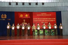 Tổ chức công bố quyết định điều động và tập huấn nghiệp vụ Công an xã cho cán bộ, giảng viên Trường Đại học An ninh nhân dân