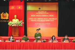 Hội thảo khoa học “Công tác phòng ngừa tội phạm trong giai đoạn hiện nay”