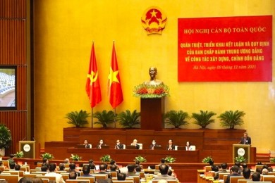 Khai mạc Hội nghị cán bộ toàn quốc về công tác xây dựng, chỉnh đốn Đảng