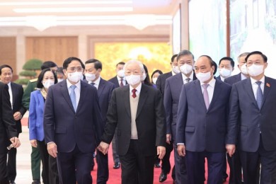Tổng Bí thư Nguyễn Phú Trọng dự, chỉ đạo Hội nghị trực tuyến của Chính phủ với các địa phương