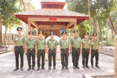 Trường Đại học An ninh nhân dân tổ chức về nguồn nhân dịp đầu năm mới