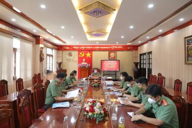 Ban Thường vụ Đảng ủy, Ban Giám hiệu kiểm tra công tác chuẩn bị tổ chức Đại hội Đoàn TNCS Hồ Chí Minh Trường Đại học An ninh nhân dân lần thứ XVIII, nhiệm kỳ 2022 – 2024