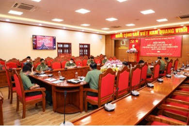 Hội nghị Ban Chấp hành Đảng bộ Trường Đại học An ninh nhân dân, quý I năm 2022