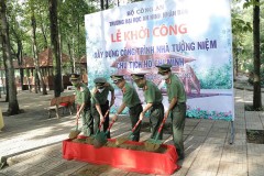 Trường Đại học An ninh nhân dân tổ chức khởi công, khánh thành các công trình chào mừng kỷ niệm 60 năm Ngày truyền thống Nhà trường