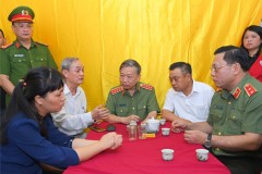 Hy sinh vì nhân dân, là điều mà cán bộ, chiến sỹ lực lượng Công an nhân dân không bao giờ quản ngại