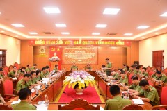 Hội nghị thông qua dự thảo Báo cáo kết quả kiểm tra của Đoàn Kiểm tra số 608 tại Đảng ủy Trường Đại học An ninh nhân dân