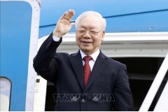 Tổng Bí thư Nguyễn Phú Trọng lên đường thăm chính thức Trung Quốc