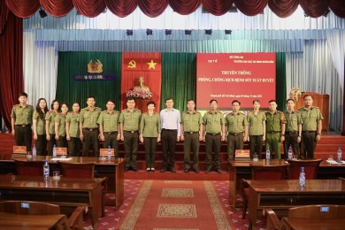 Buổi truyền thông phòng, chống dịch bệnh sốt xuất huyết tại Trường Đại học An ninh nhân dân năm 2022