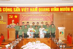 Trường Đại học An ninh nhân dân tổ chức Lễ công bố các quyết định kiện toàn Đảng ủy, Ban Thường vụ Đảng ủy nhiệm kỳ 2020-2025 và các quyết định về công tác cán bộ