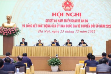 Thủ tướng chủ trì Hội nghị của Ủy ban Quốc gia về chuyển đổi số
