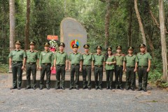 Trường Đại học An ninh nhân dân tổ chức hoạt động về nguồn nhân dịp đón Tết Cổ truyền của dân tộc - Xuân Quý Mão 2023