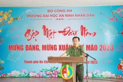 Trường Đại học An ninh nhân dân tổ chức Chương trình Tết trồng cây “Đời đời nhớ ơn Bác Hồ” và gặp mặt đầu năm Xuân Quý Mão 2023