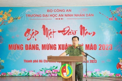 Trường Đại học An ninh nhân dân tổ chức Chương trình Tết trồng cây “Đời đời nhớ ơn Bác Hồ” và gặp mặt đầu năm Xuân Quý Mão 2023