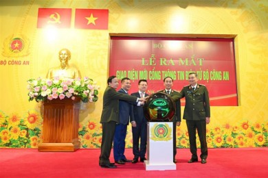 Ra mắt Giao diện mới Cổng Thông tin điện tử Bộ Công an