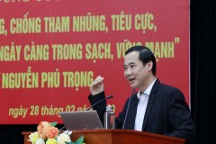 Hội nghị quán triệt nội dung cuốn sách của Tổng Bí thư về phòng, chống tham nhũng, tiêu cực