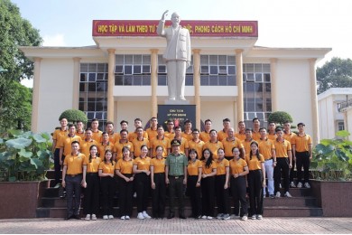 Trường Đại học An ninh nhân dân tổ chức Lễ xuất quân tham gia Hội thi quân sự, võ thuật cho lực lượng trực tiếp chiến đấu trong Công an nhân dân lần II, năm 2023