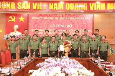 Hội nghị Ban Chấp hành Đảng bộ Trường Đại học An ninh nhân dân, quý II năm 2023