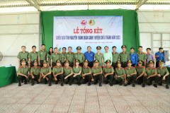 Tổng kết chiến dịch "Hành quân xanh - Dấu chân An ninh tình nguyện" năm 2023