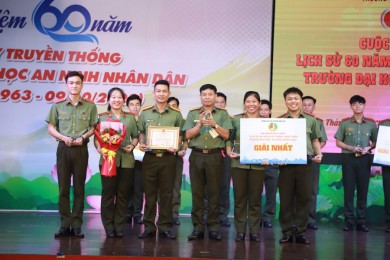 Vòng Chung kết Cuộc thi tìm hiểu "Lịch sử 60 năm xây dựng, phát triển Trường Đại học An ninh nhân dân"