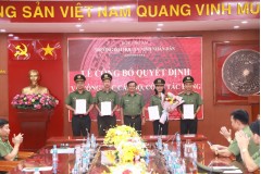 Trường Đại học An ninh nhân dân tổ chức Lễ công bố quyết định về công tác cán bộ và công tác Đảng theo Đề án số 19/ĐA-BCA