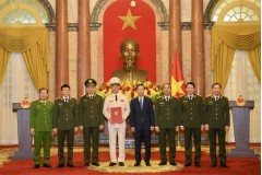 Chủ tịch nước trao Quyết định thăng cấp bậc hàm Thượng tướng đối với Thứ trưởng Nguyễn Duy Ngọc