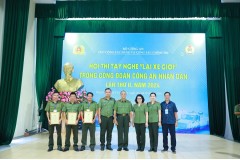 Công đoàn Trường Đại học An ninh nhân dân đạt thành tích cao tại Hội thi tay nghề “Lái xe Công an nhân dân giỏi” lần II, năm 2024
