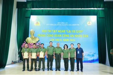 Công đoàn Trường Đại học An ninh nhân dân đạt thành tích cao tại Hội thi tay nghề “Lái xe Công an nhân dân giỏi” lần II, năm 2024