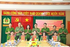 Khối thi đua số 02 - Công đoàn Công an nhân dân tổ chức Hội nghị triển khai chương trình công tác trọng tâm và kí kết giao ước thi đua năm 2024